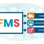 FMS - Fleet Management System acronym. business concept backgroun