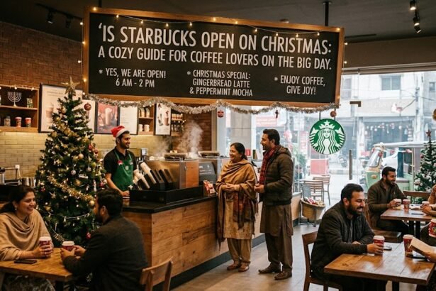 Is starbucks open on christmas
